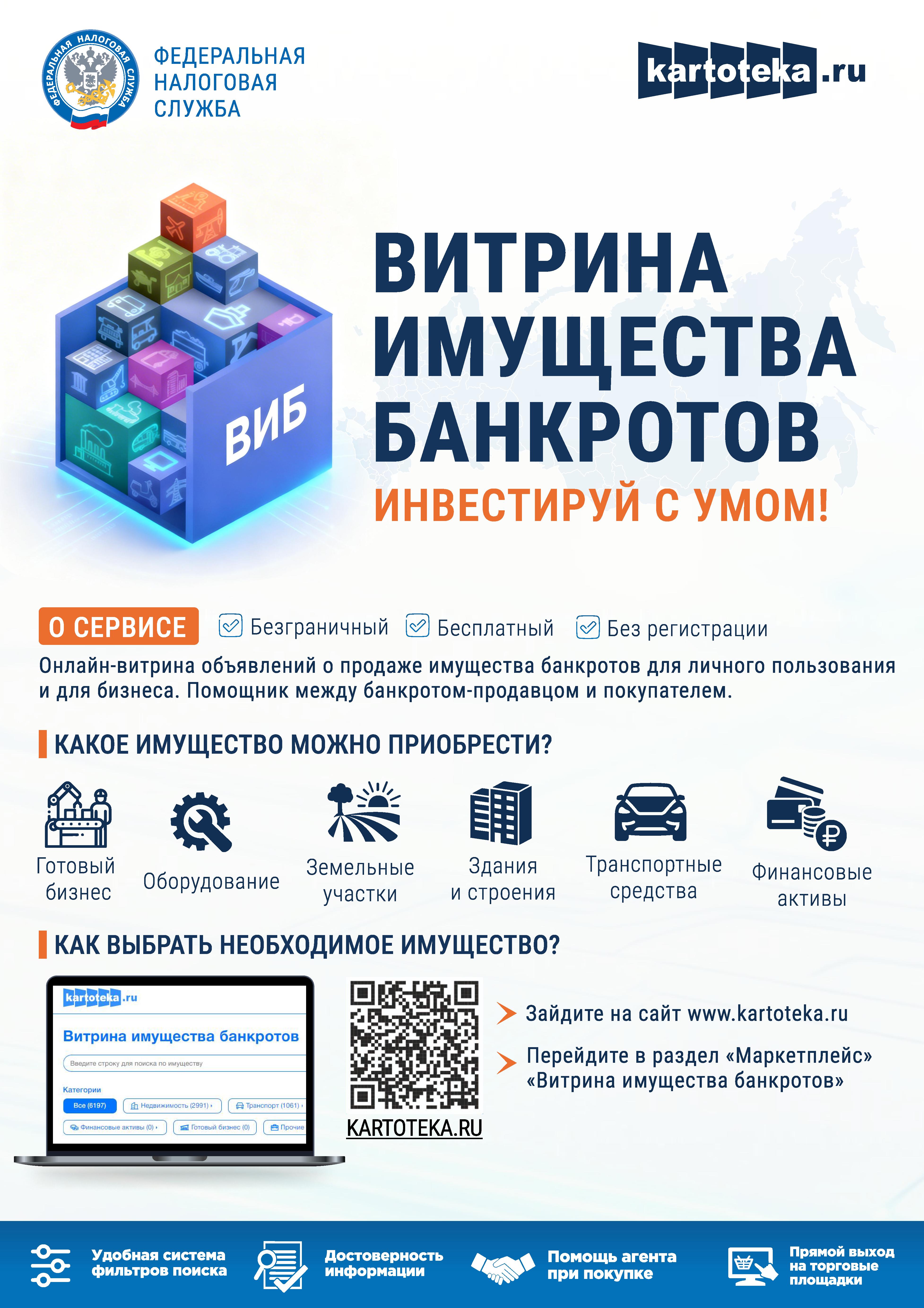 ВИТРИНА ИМУЩЕСТВА БАНКРОТОВ ИНВЕСТИРУЙ С УМОМ